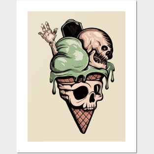 The Terrifying Ice Cream Posters and Art